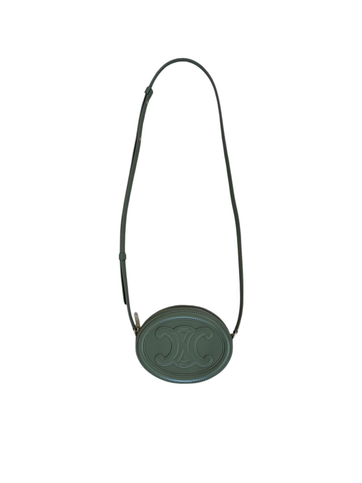 Leather Cuir Triomphe Oval Small 2022
