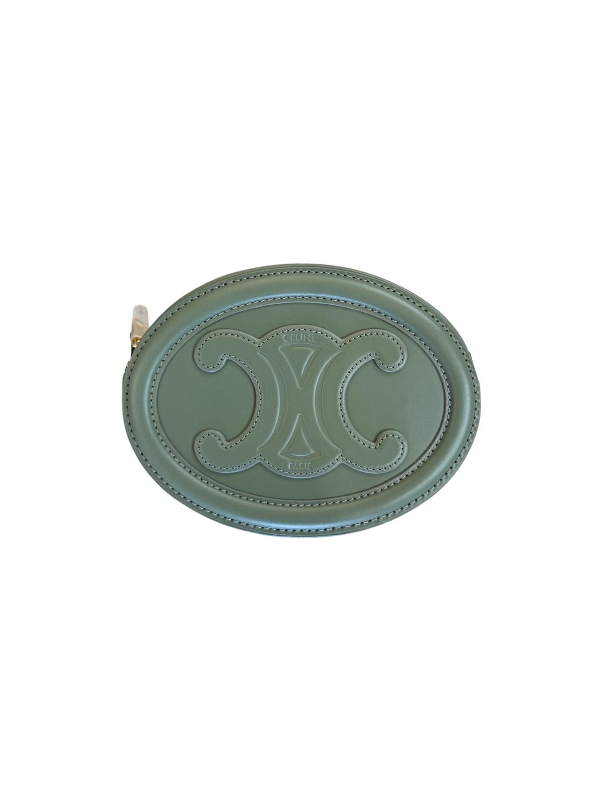 Leather Cuir Triomphe Oval Small 2022